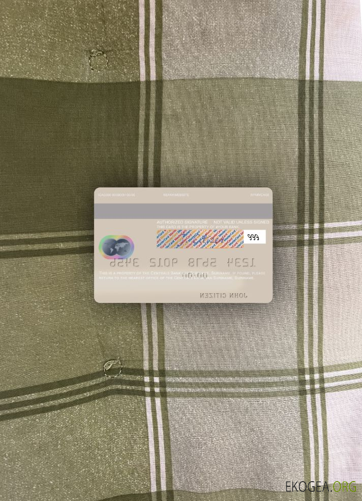 Suriname Centrale Bank van Suriname mastercard photolook ack